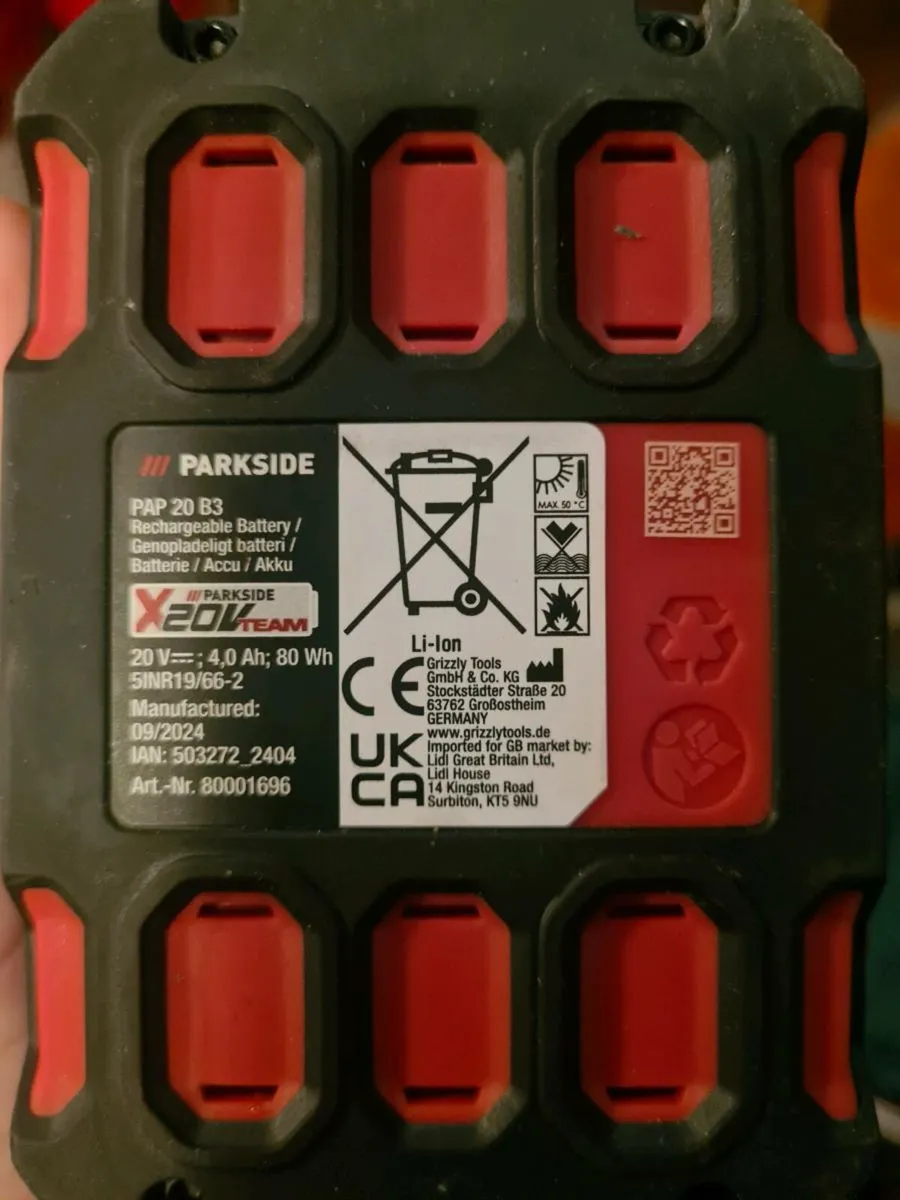 As new parkside drill only used it 1 times 2 batte - Image 4