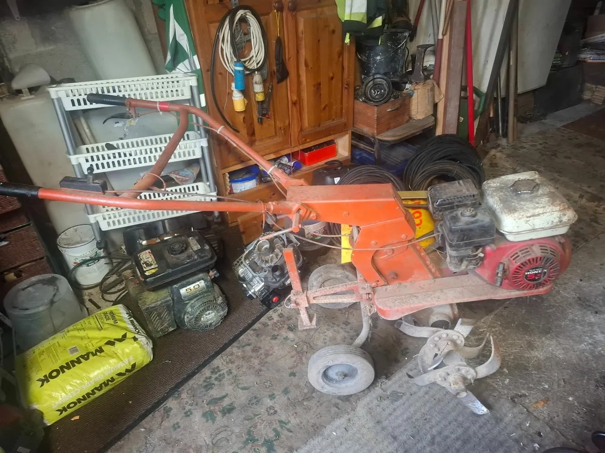 Engine and Garden tiller. - Image 2