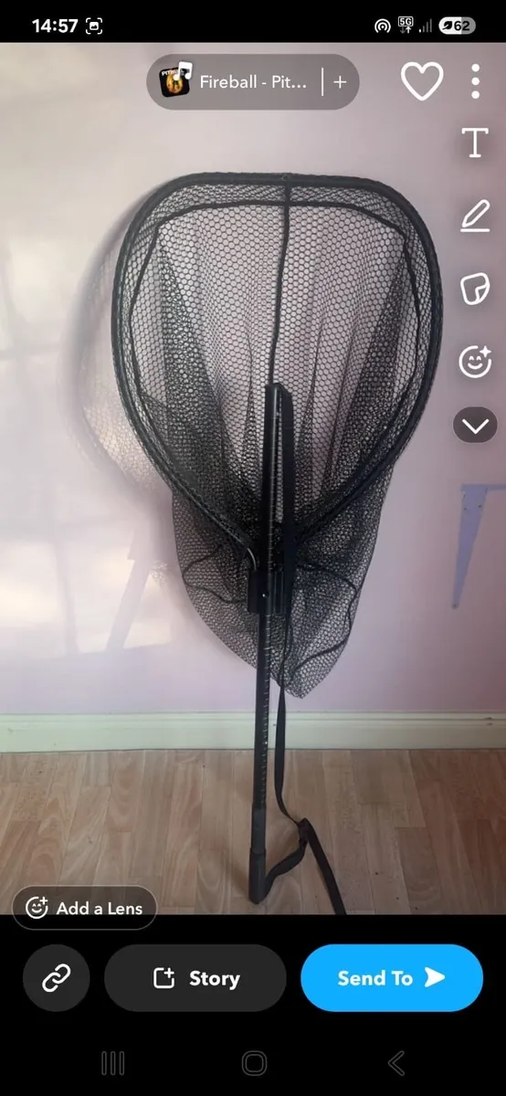 McLeans sea trout  specimen weigh net
