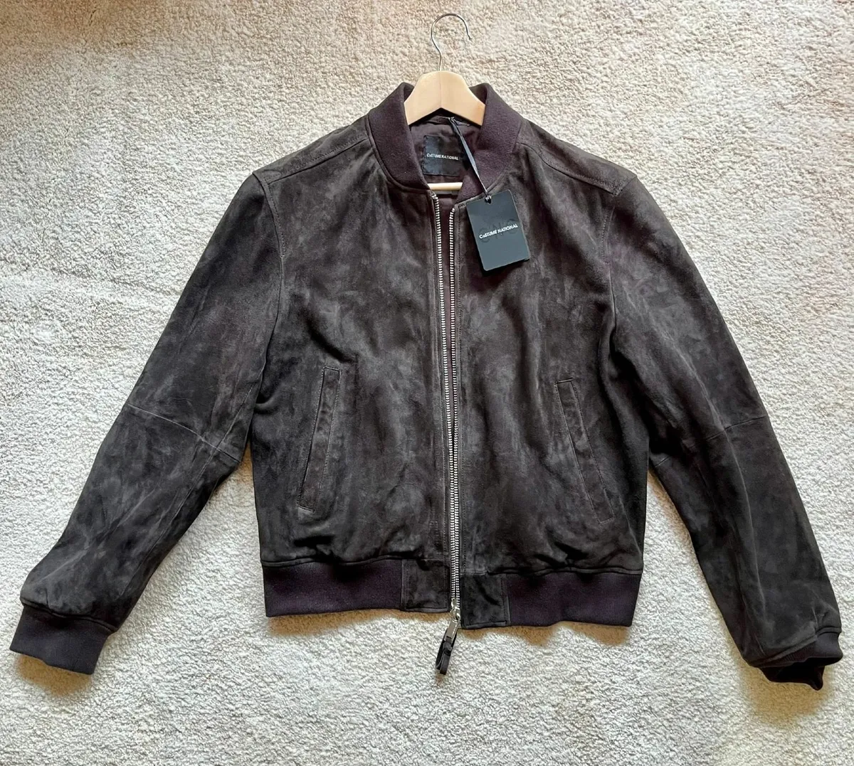 CNC Costume Nationale Suede Jacket - Size L - BNWT - Image 2