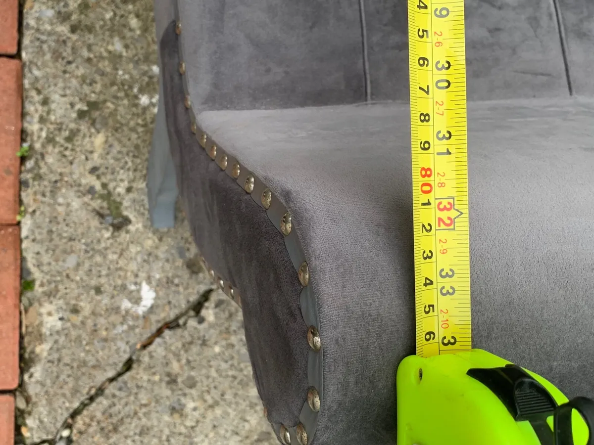 Velvet stool/bench - Image 3