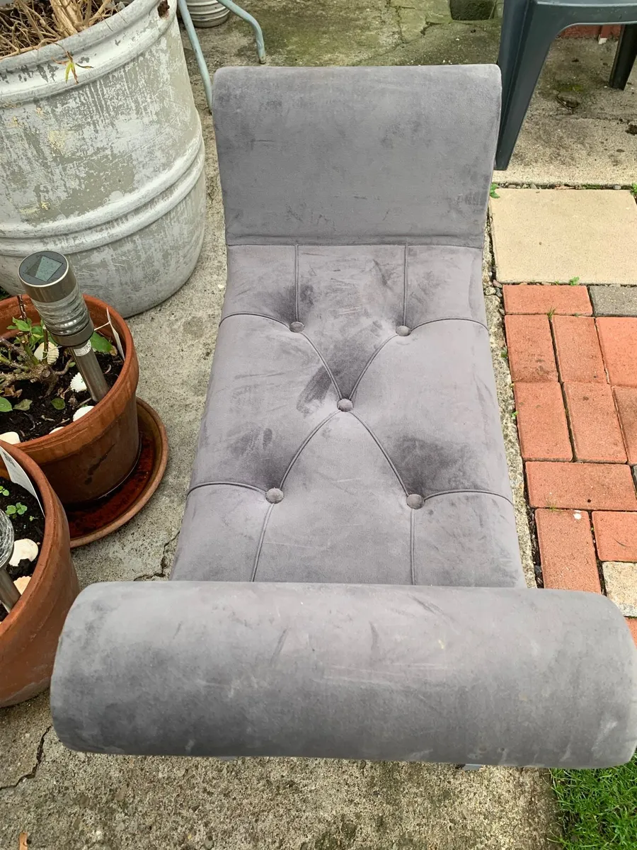 Velvet stool/bench - Image 4