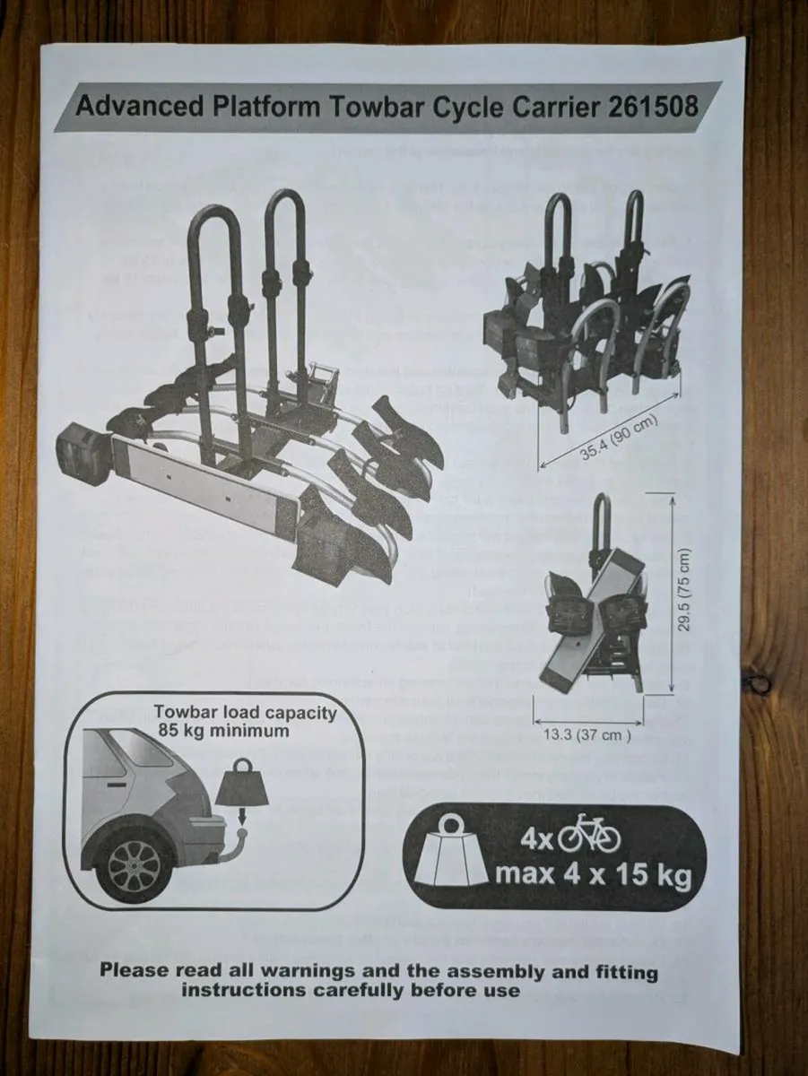 Bike rack for car - Image 1