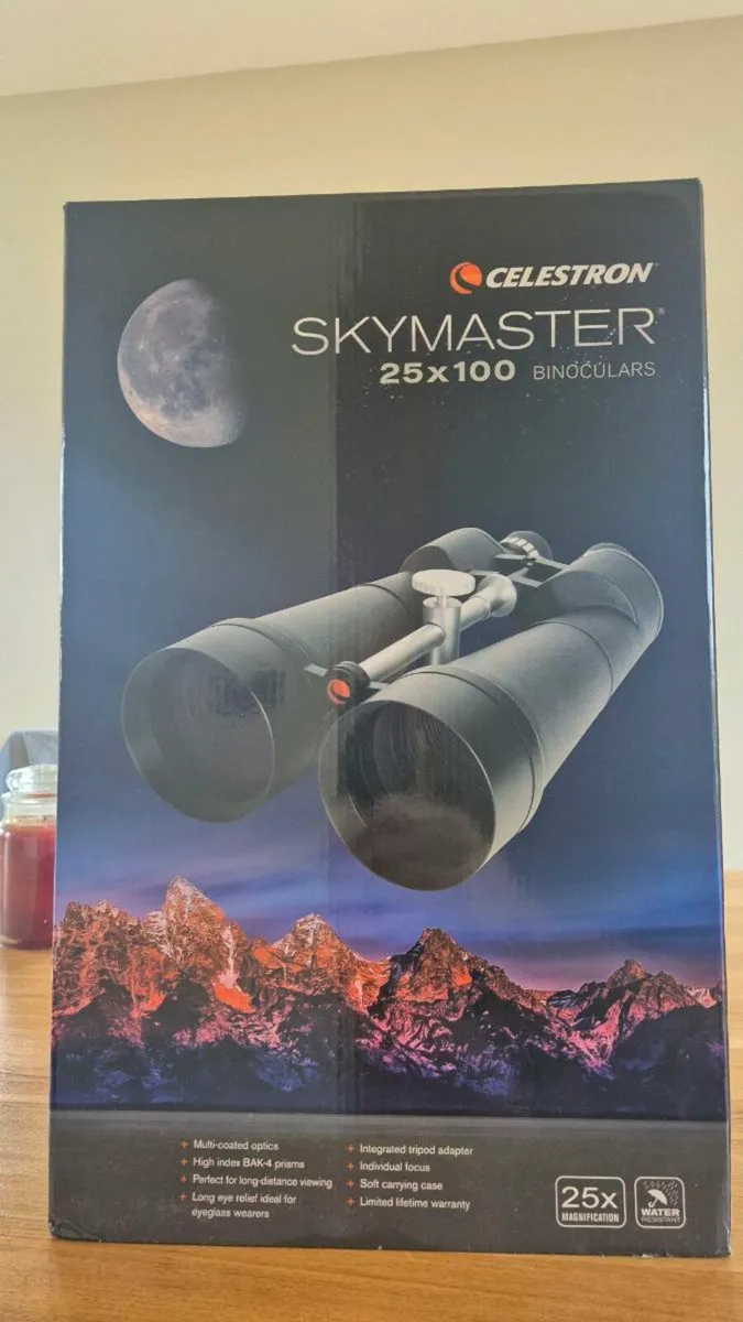 Celestron SkyMaster 25×100 Binoculars – Brand New - Image 2