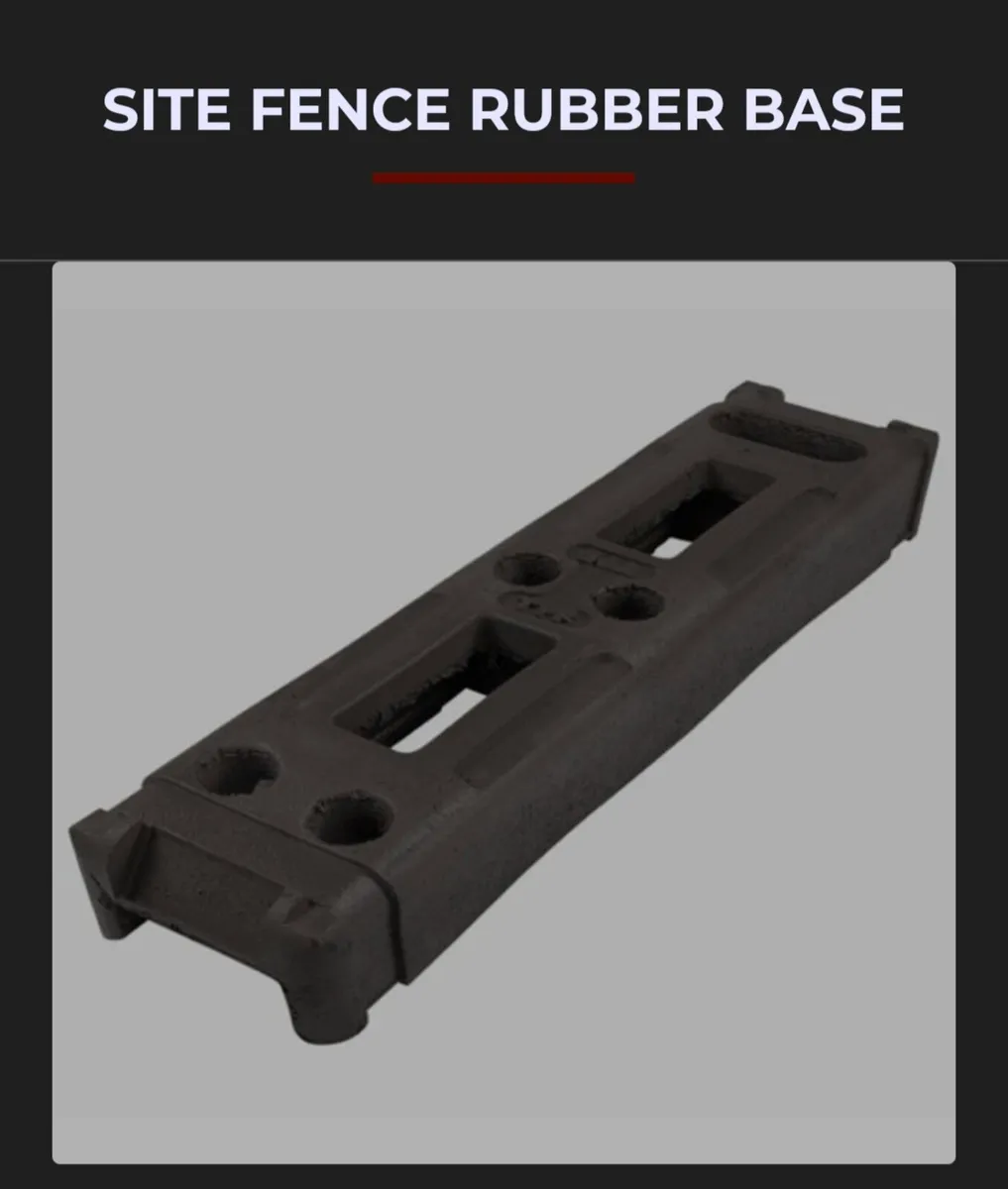 15 x HARRIS FENCE BASES - Image 1