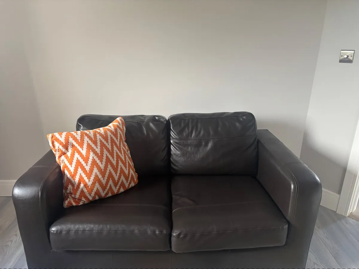 2 seater sofa & armchair - Image 1