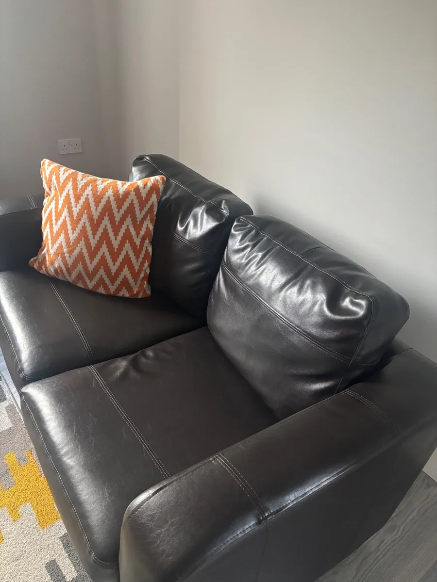 2 seater sofa & armchair - Image 2