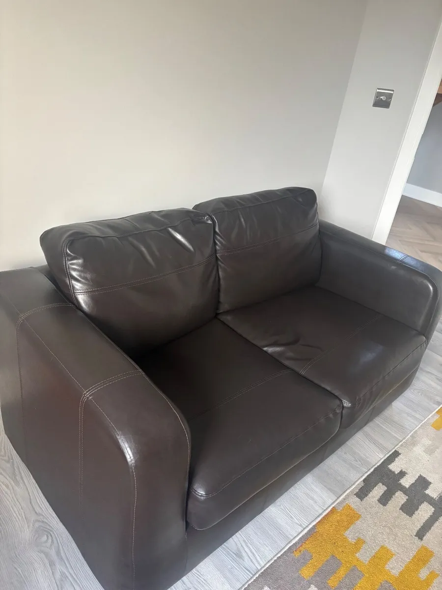 2 seater sofa & armchair - Image 3