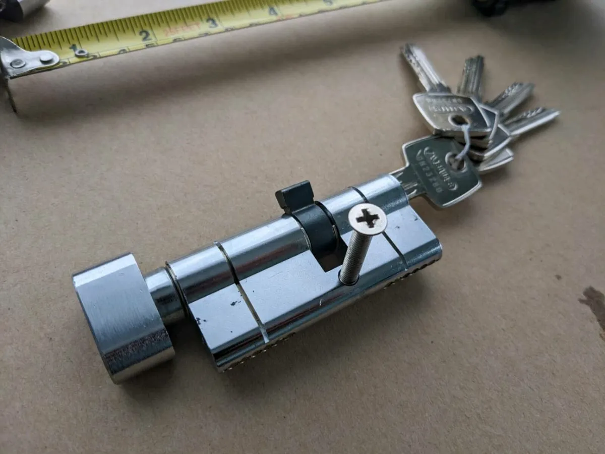 Abus Euro Door Cylinder Thumb Turn - Image 1