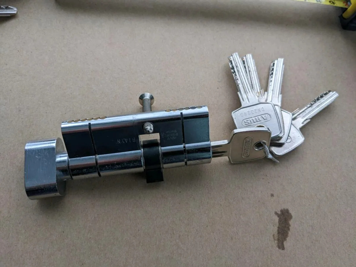 Abus Euro Door Cylinder Thumb Turn - Image 2