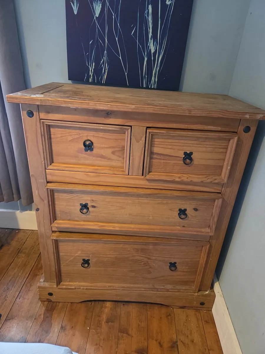 Wooden chest of drawers - Image 2
