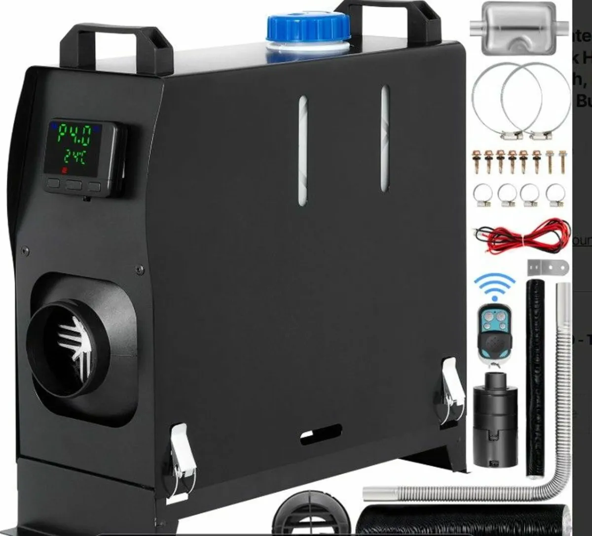 8kW Diesel Air Heater  LCD  Remote 12V  Fast Heat - Image 1