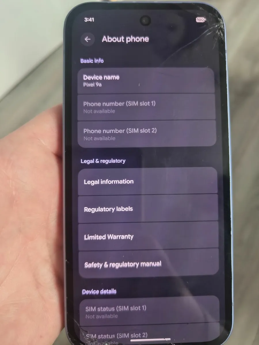 Google pixel 9a  5G 16GB Ram 8gb - Image 3