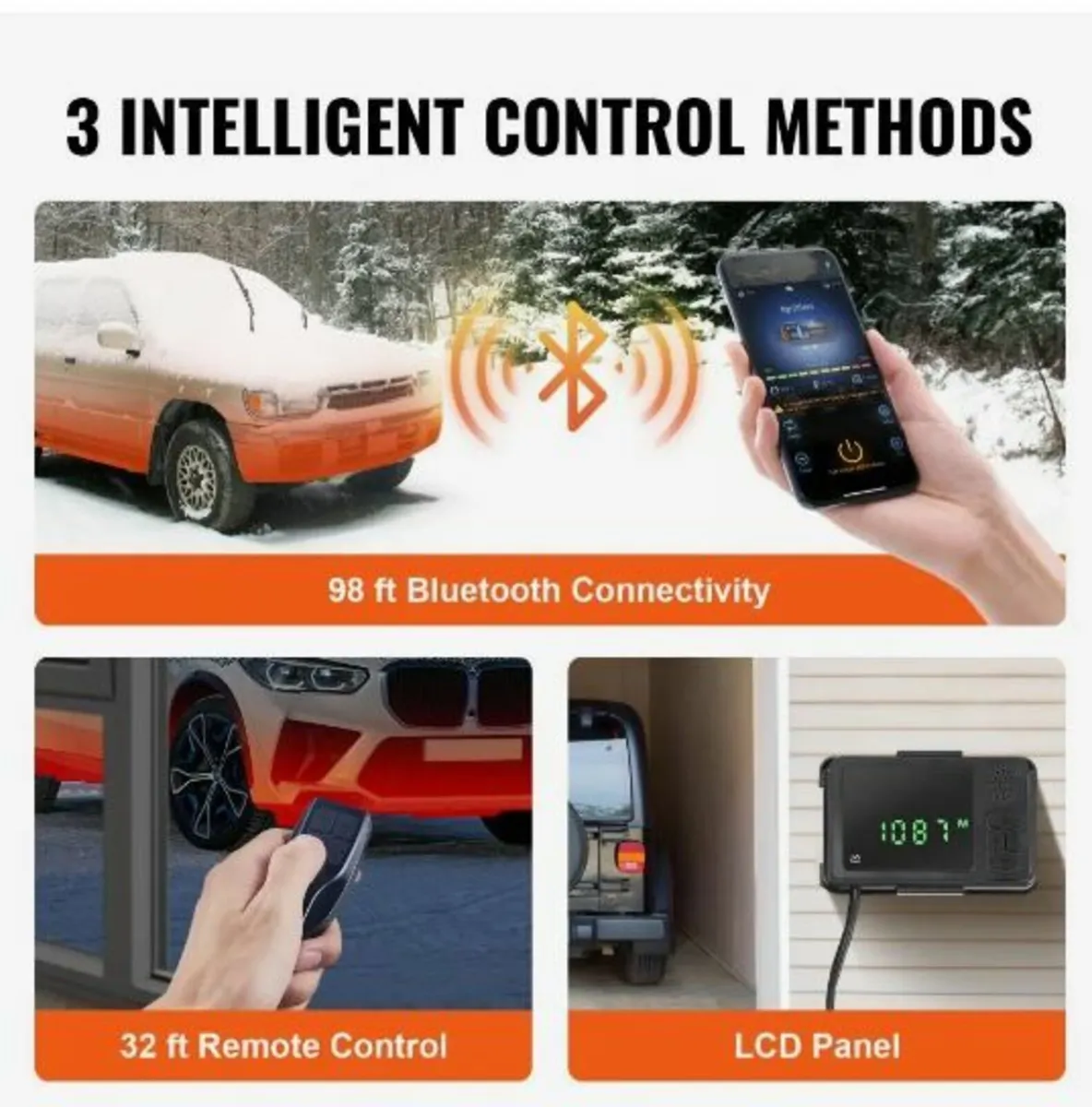 Bluetooth App Control Diesel Air Heater, 12V 8KW - Image 3