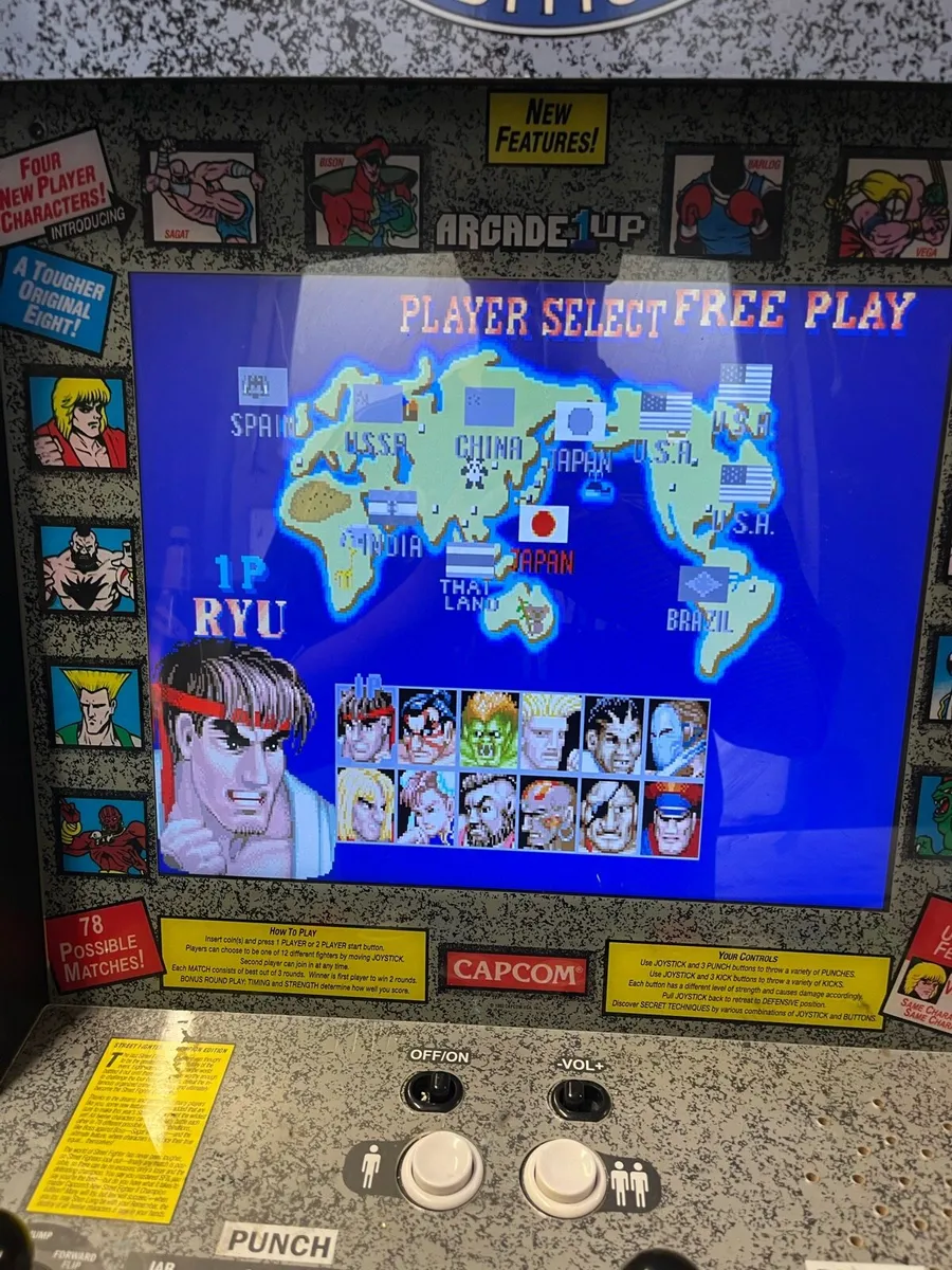 Streetfighter 1 Up Arcade Machine - Image 4
