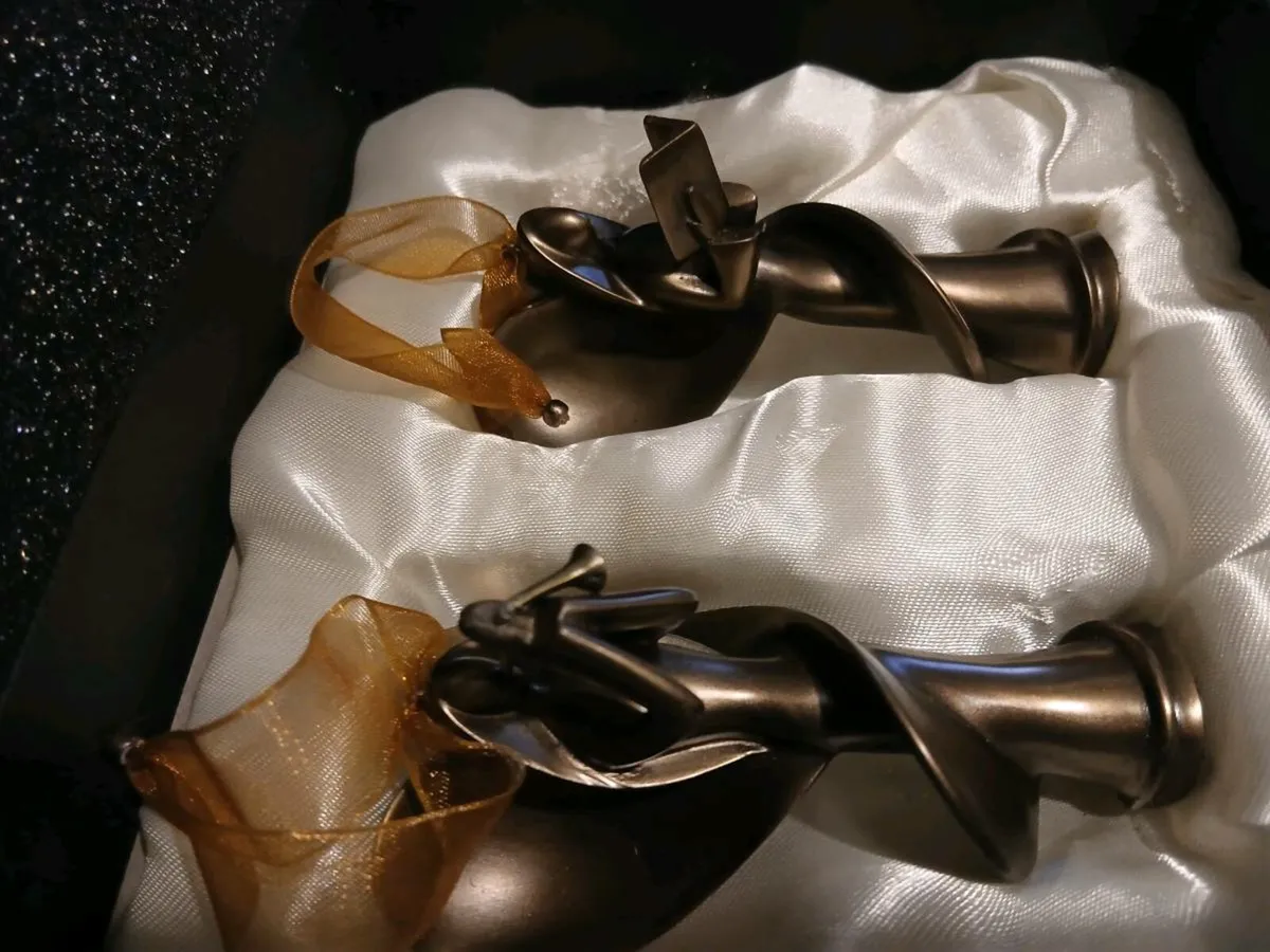 Genesis Bronzed Angel Christmas Tree Decorations - Image 2