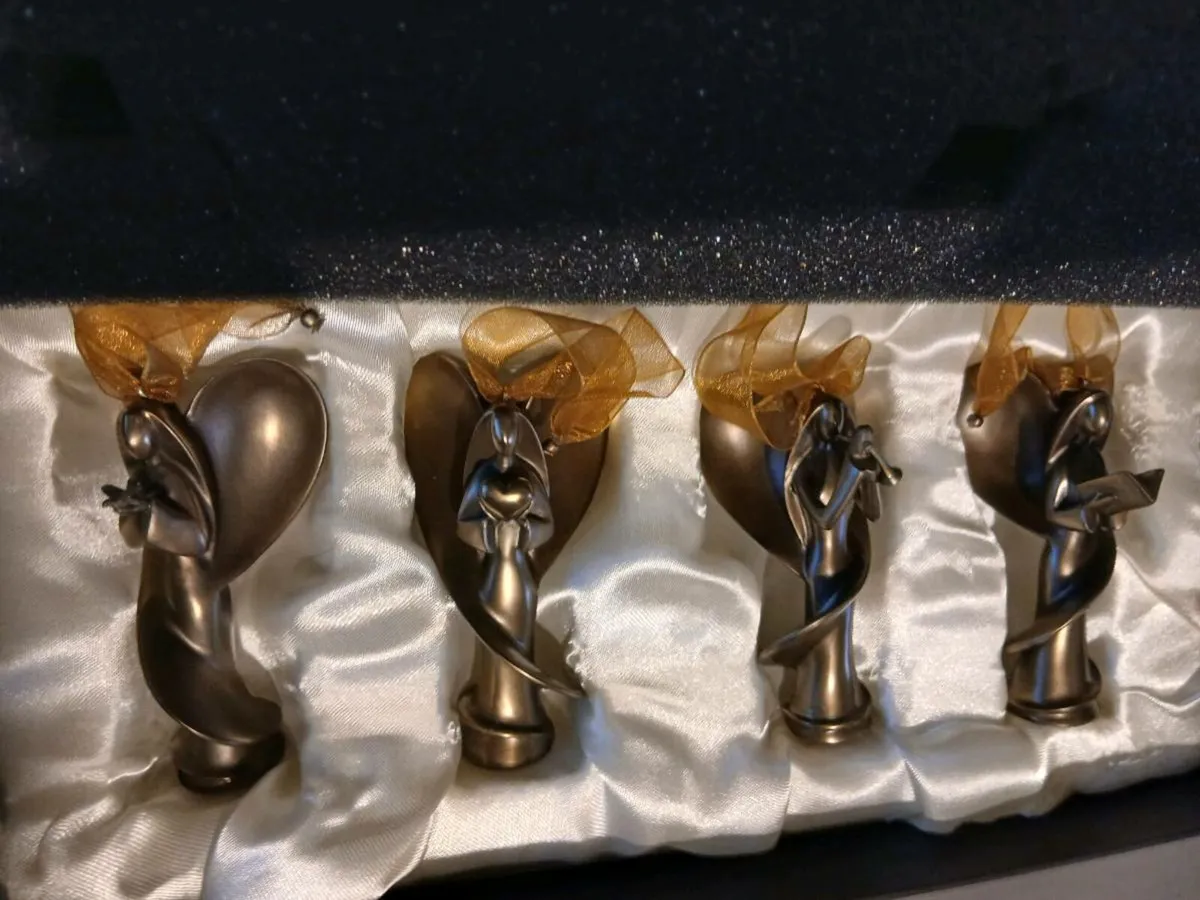 Genesis Bronzed Angel Christmas Tree Decorations - Image 4