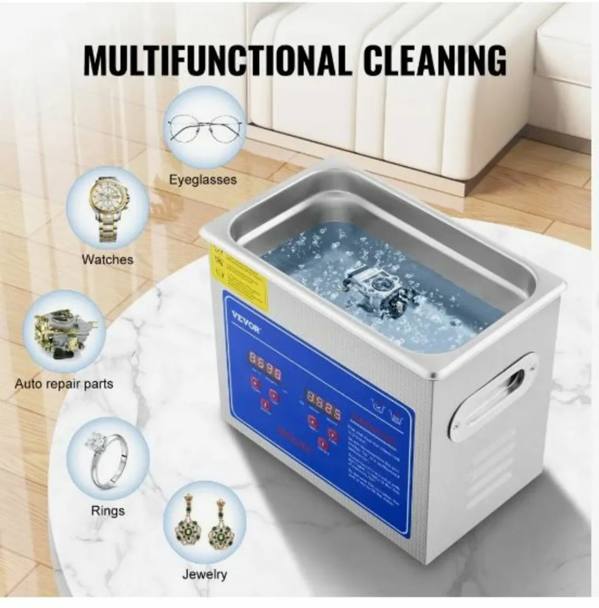 Professional Ultrasonic Cleaner, 2.85 L - Image 4