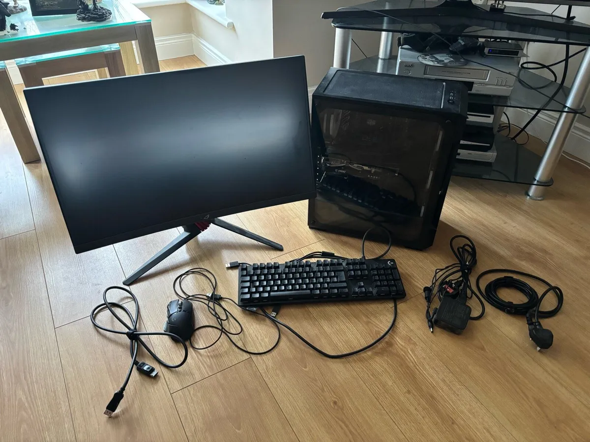 Gaming PC Bundle (Keyboard, Mouse, Monitor) - Image 1
