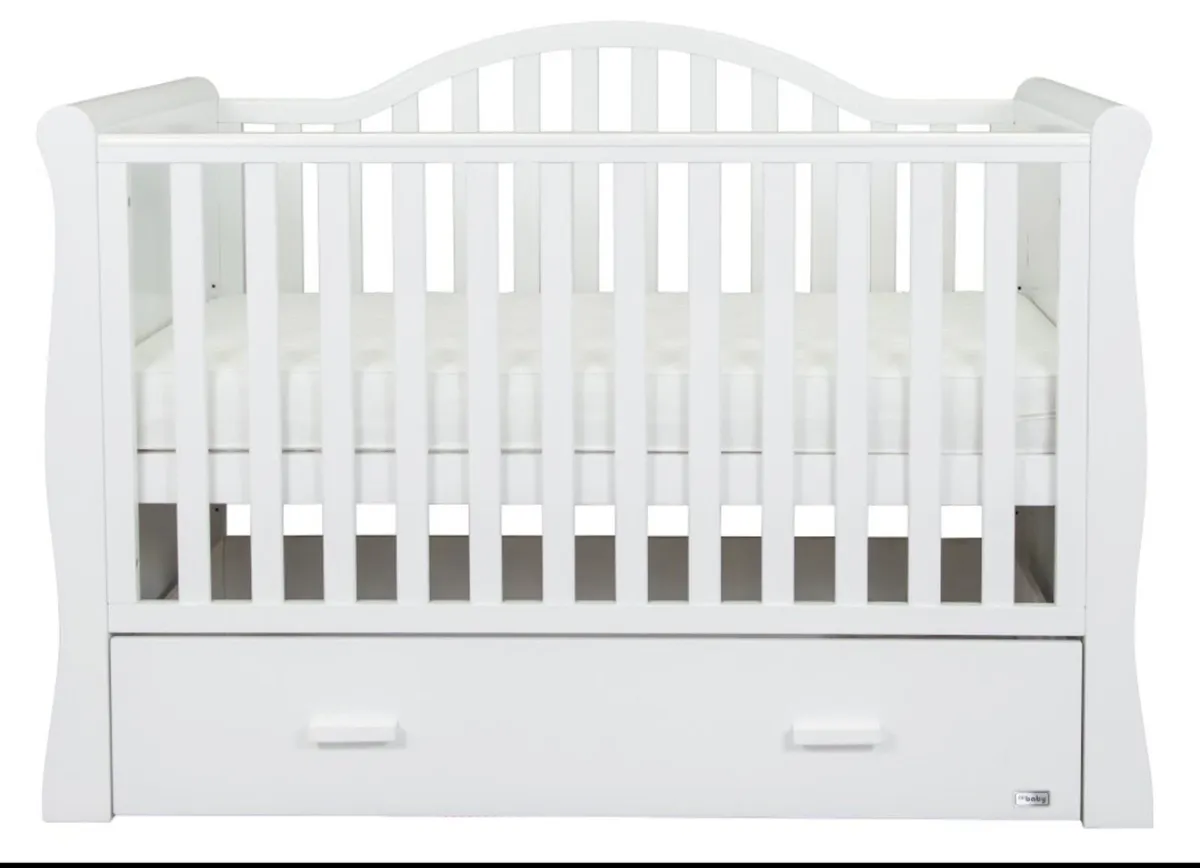 BR baby Oslo sleigh cot bed - Image 1