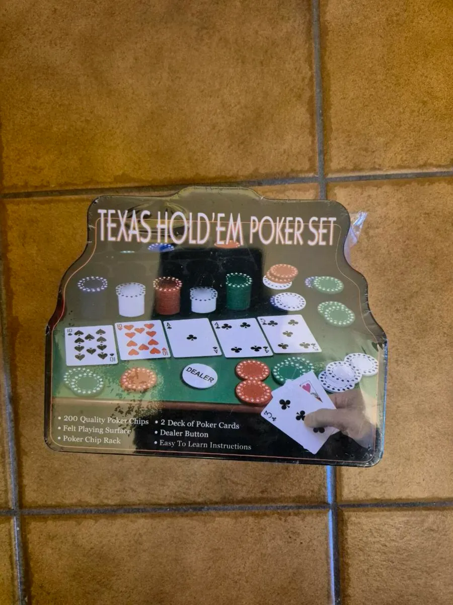 TEXAS HOLD 'EM POKER SET - Image 1