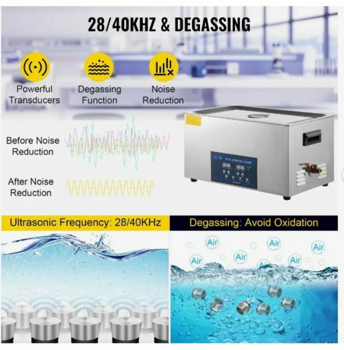 30L Ultrasonic Cleaner Dual Frequency - Image 3