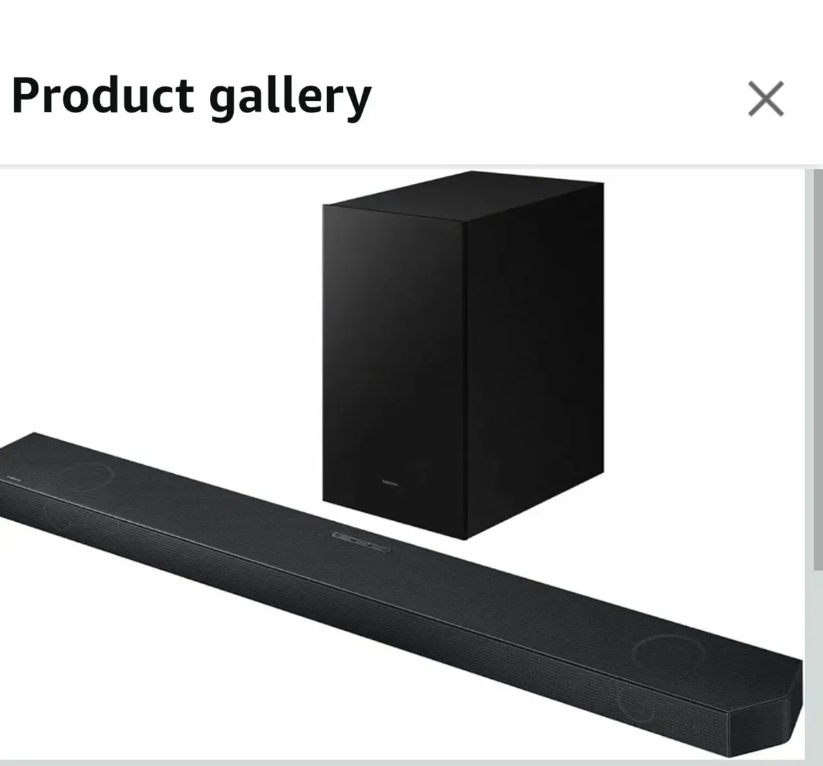 Samsung Q700D Soundbar in warranty