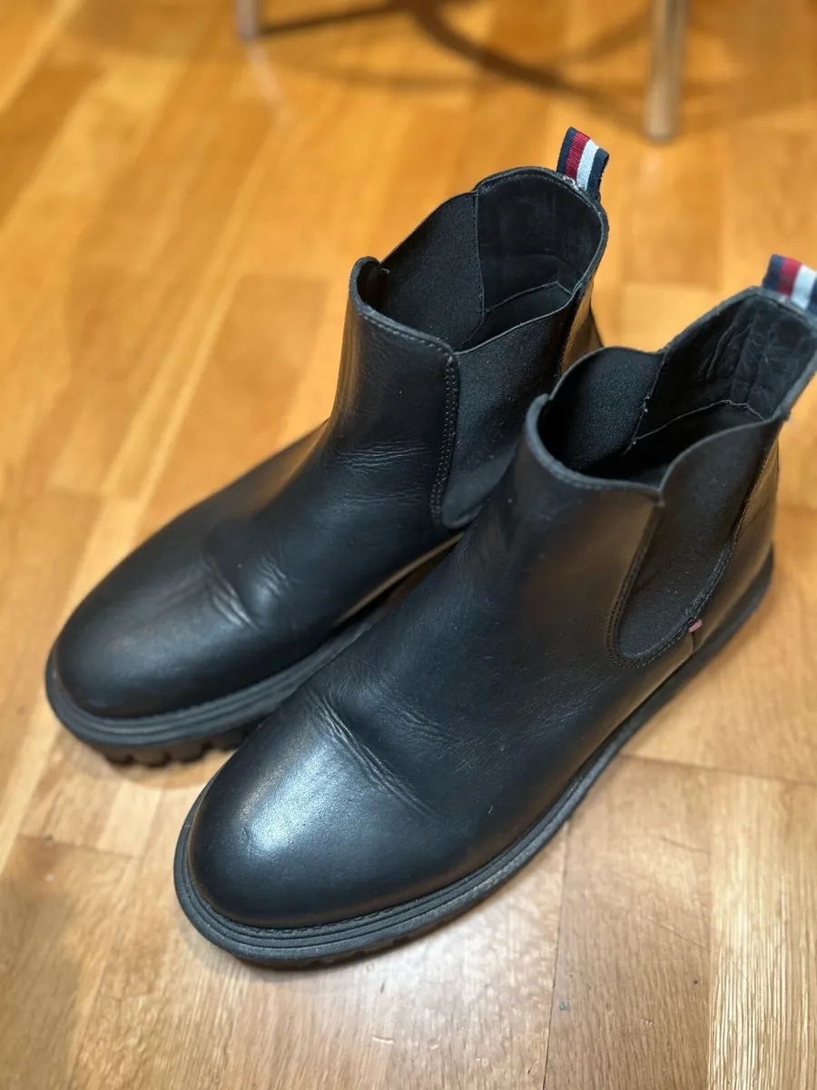 Tommy Hilfiger Black Boots - Image 1