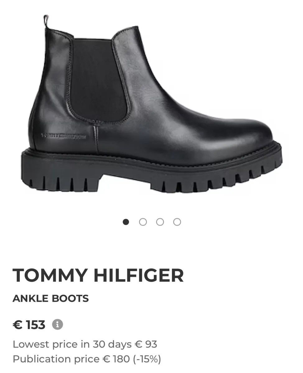 Tommy Hilfiger Black Boots - Image 4