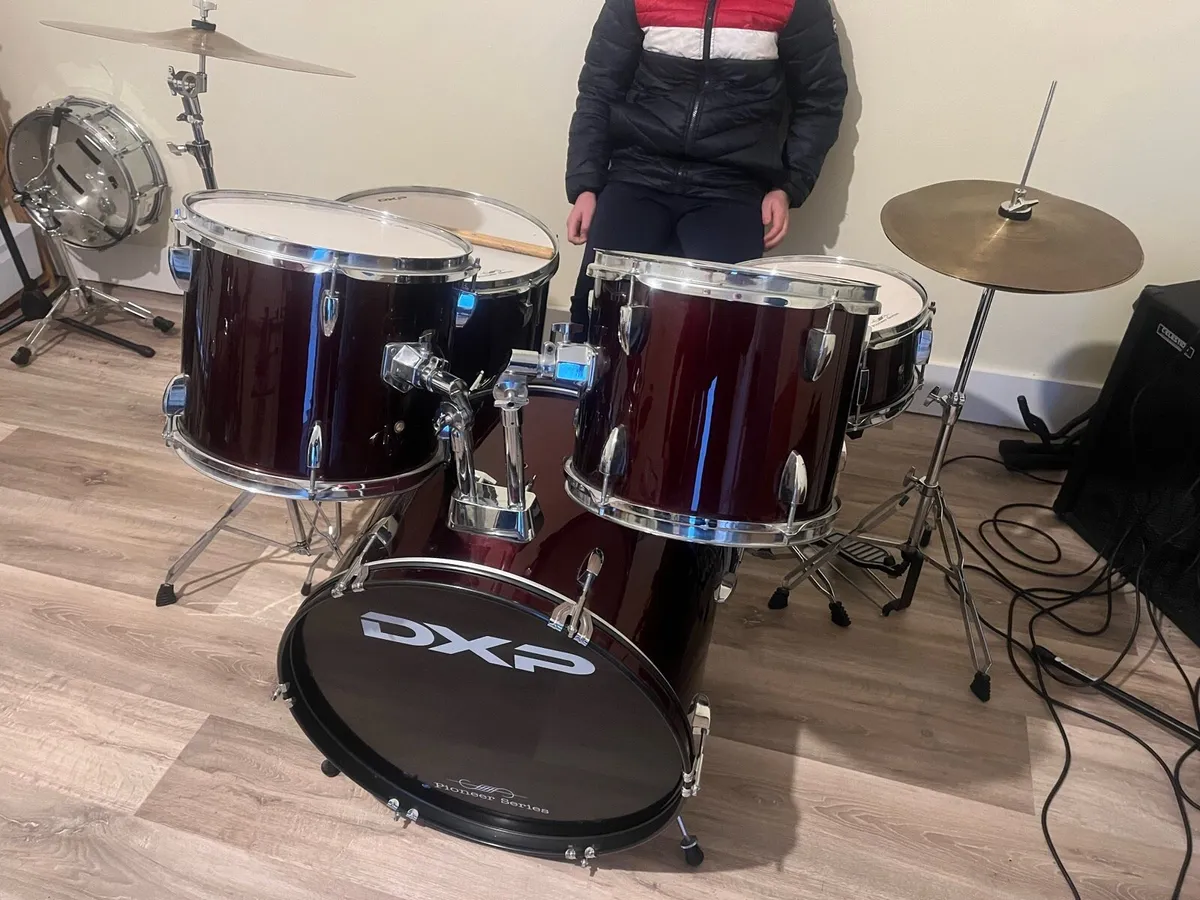 Drumset DXP Pioneer Series Red - Image 1
