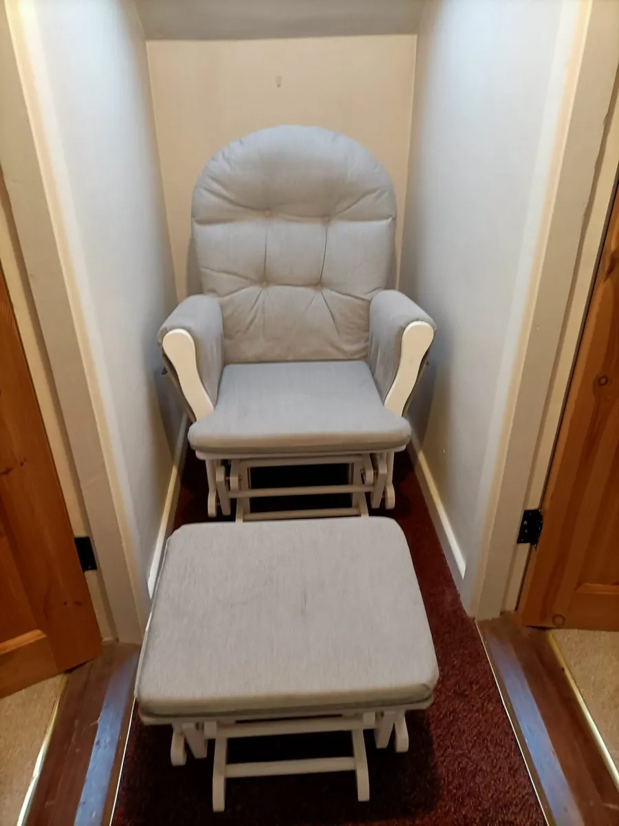 Rocking Chair and Stool - Image 2