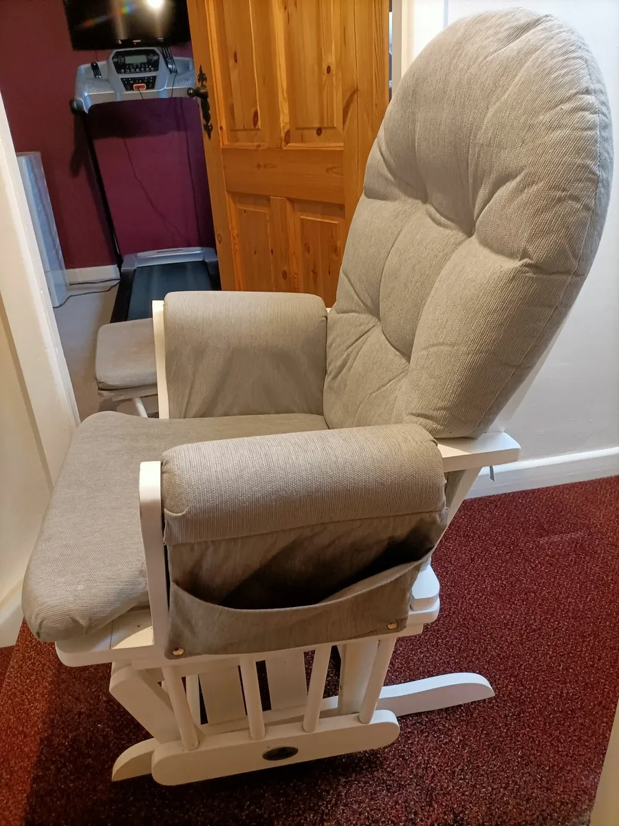 Rocking Chair and Stool - Image 4