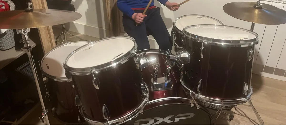 Drumset DXP Pioneer Series Red - Image 3