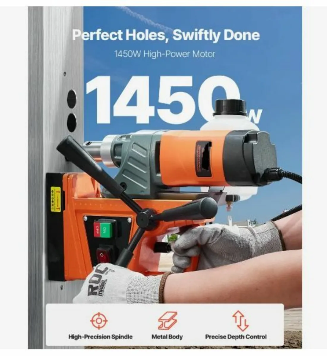 Magnetic Drill, 1450W Motor 1.6 in - Image 3