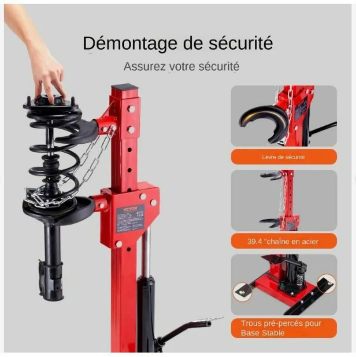 Strut Spring Compressor, 4.5 Ton - Image 4