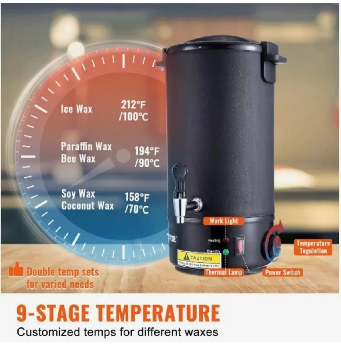 Wax Melter for Candle Making 10Liter - Image 2