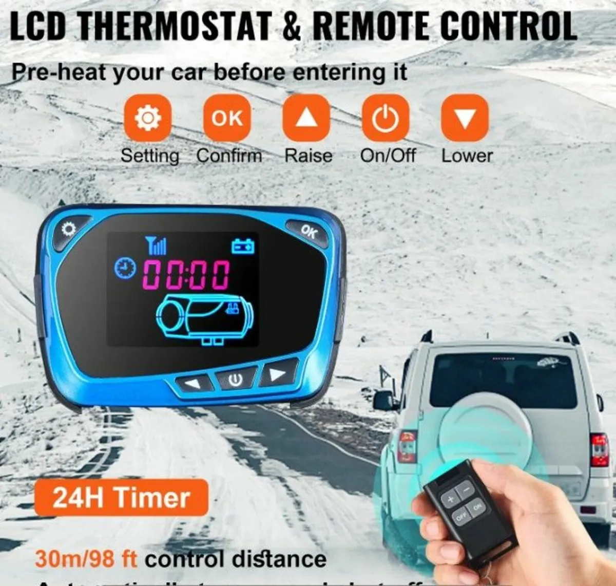 Diesel Air Heater 8KW All-in-One 12V Remote Contro - Image 2