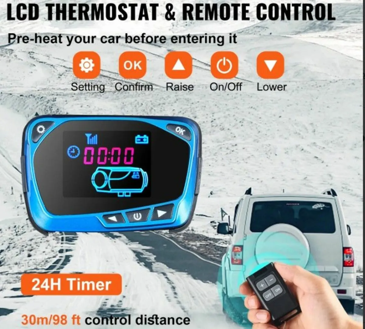 Diesel Air Heater 8KW All-in-One 12V Remote Contro - Image 4