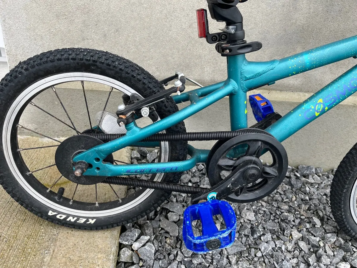 Carrera Cosmos Kids Bike - 14" Wheel- blue - Image 3