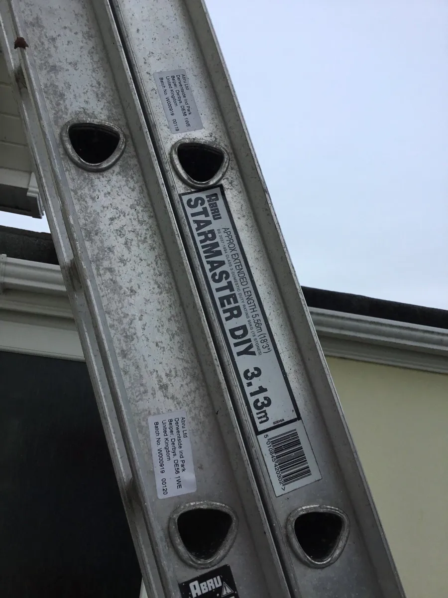 ABRU Starmaster DIY 3.13m ladder, extends to 5.56m - Image 2