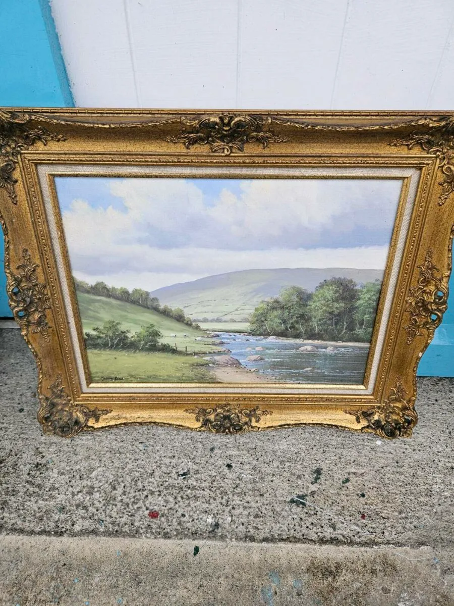 Vintage Mason Blair Oil on Canvas - Image 2
