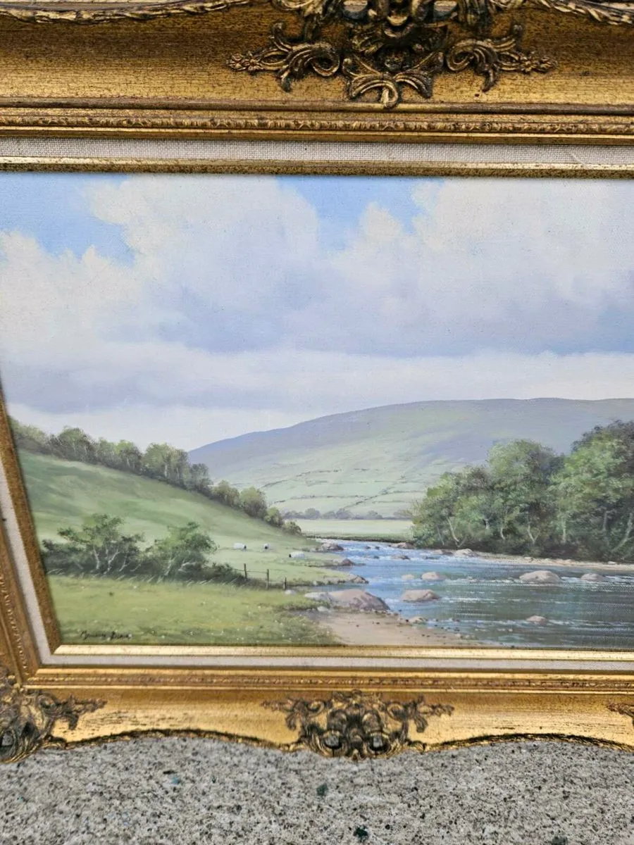 Vintage Mason Blair Oil on Canvas - Image 3
