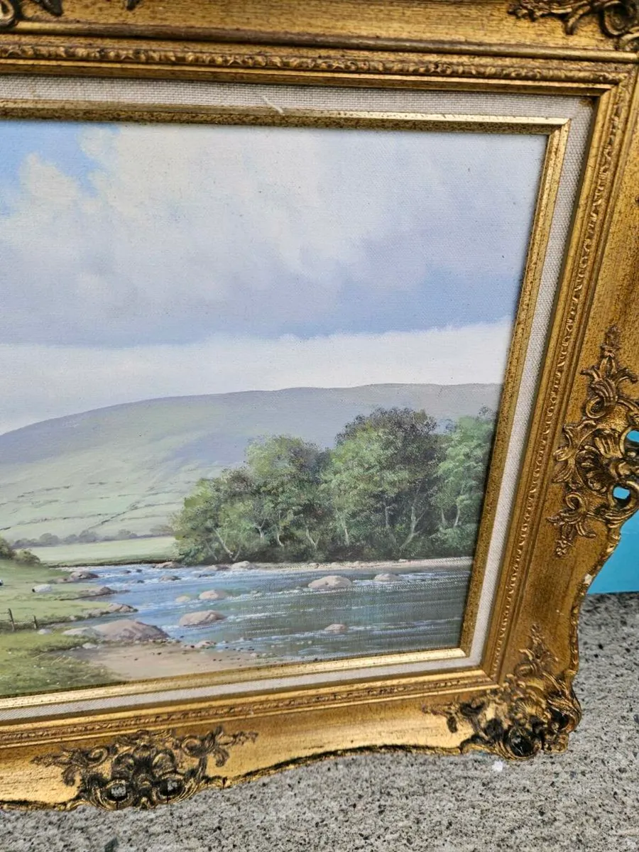 Vintage Mason Blair Oil on Canvas - Image 4