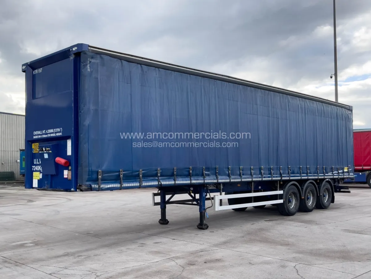 2016 DON-BUR CURTAIN SIDE TRI AXLE TRAILER - Image 3
