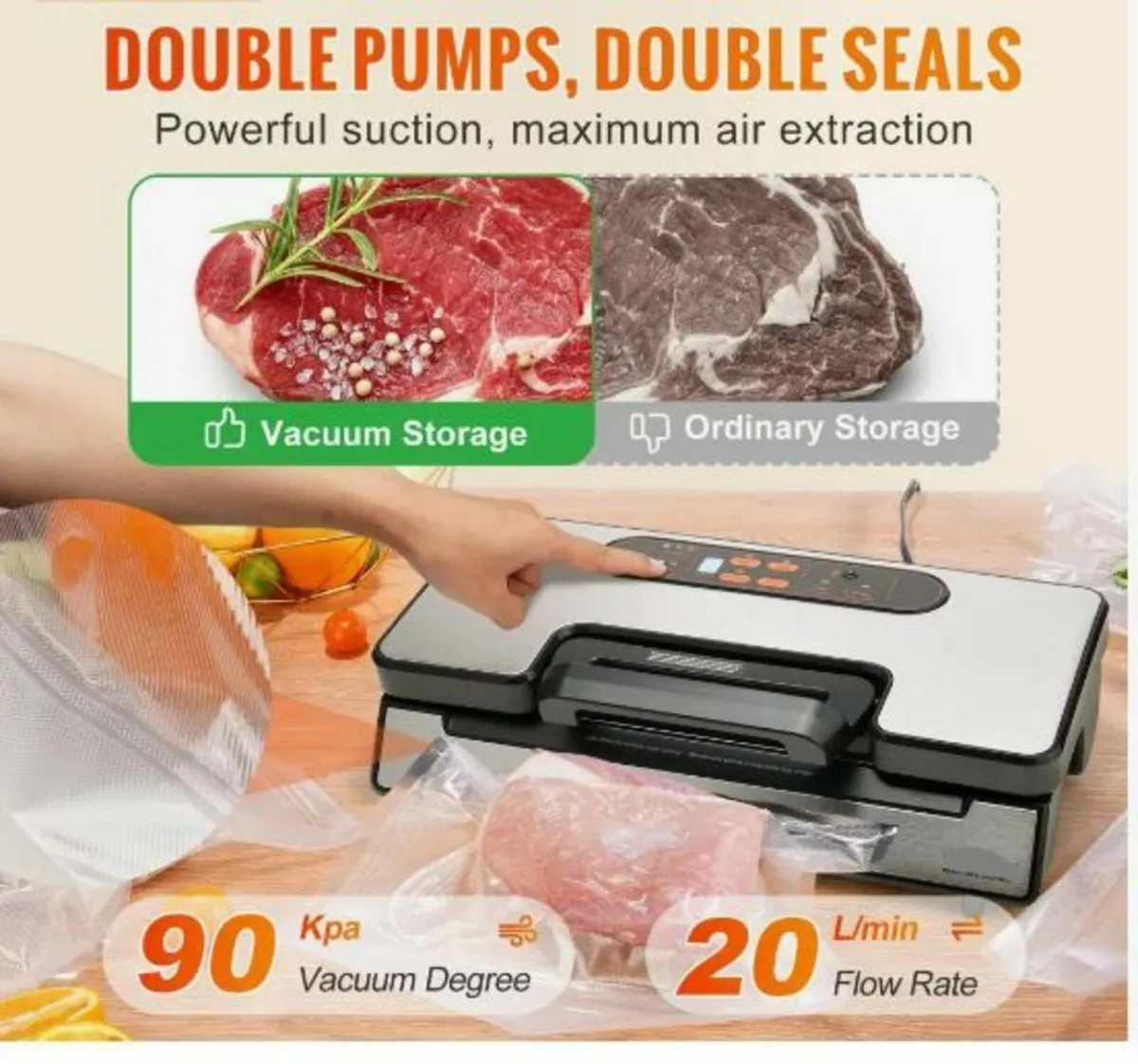 Vacuum Sealer Machine Food - Image 3