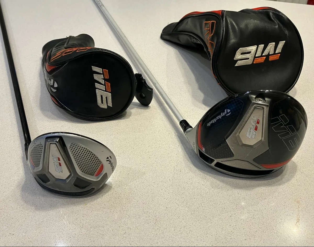 TaylorMade M6 driver and 3 wood