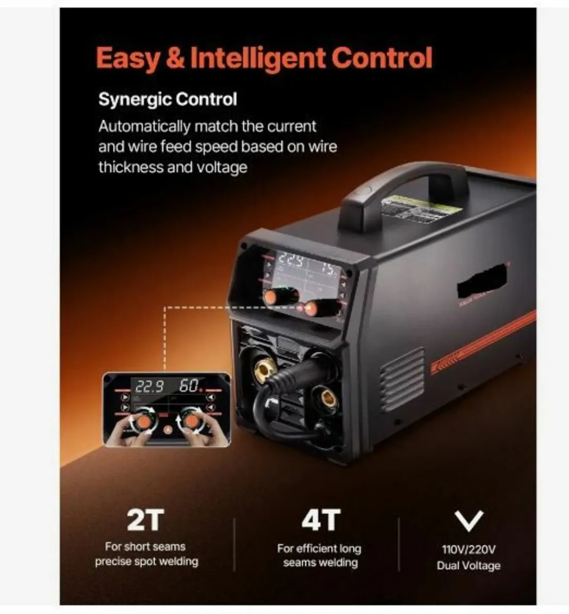 Pro MIG Welder, 250Amp Pluse Mig Welding Machine - Image 4