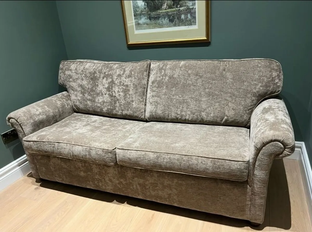 Velvet sofa