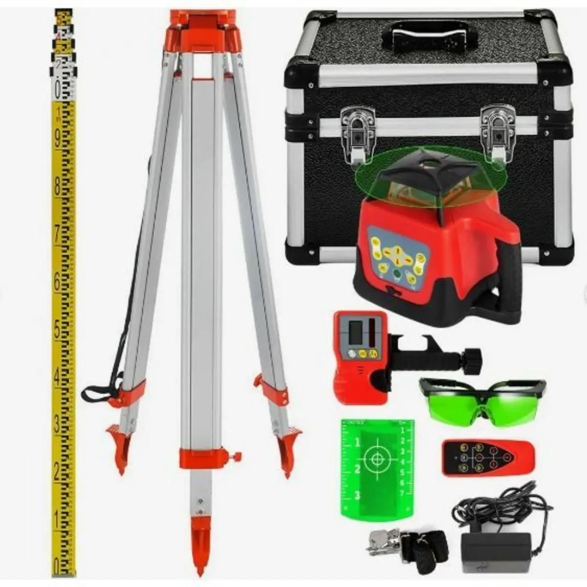 Green Rotary Laser Level Kit - Image 1