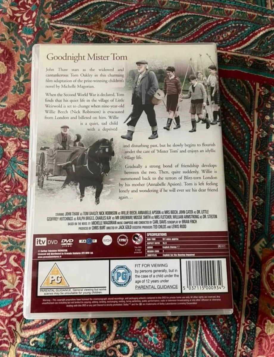 Goodnight Mister Tom DVD 1998 - Image 2